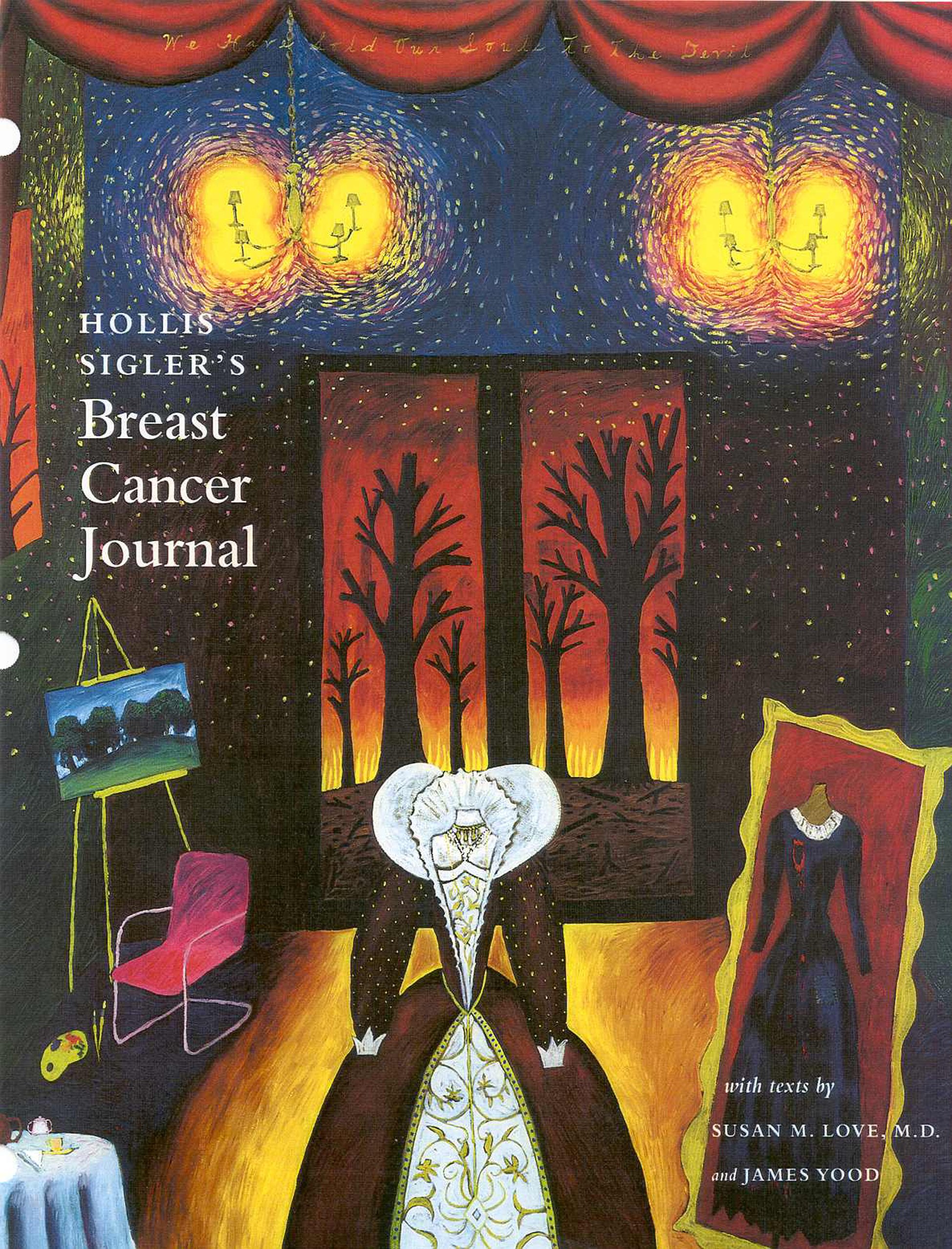 Hollis Sigler's Breast Cancer Journal - Inspiring Art Book for Survivors, Patients & Caregivers - Perfect for Healing, Awareness & Support Groups