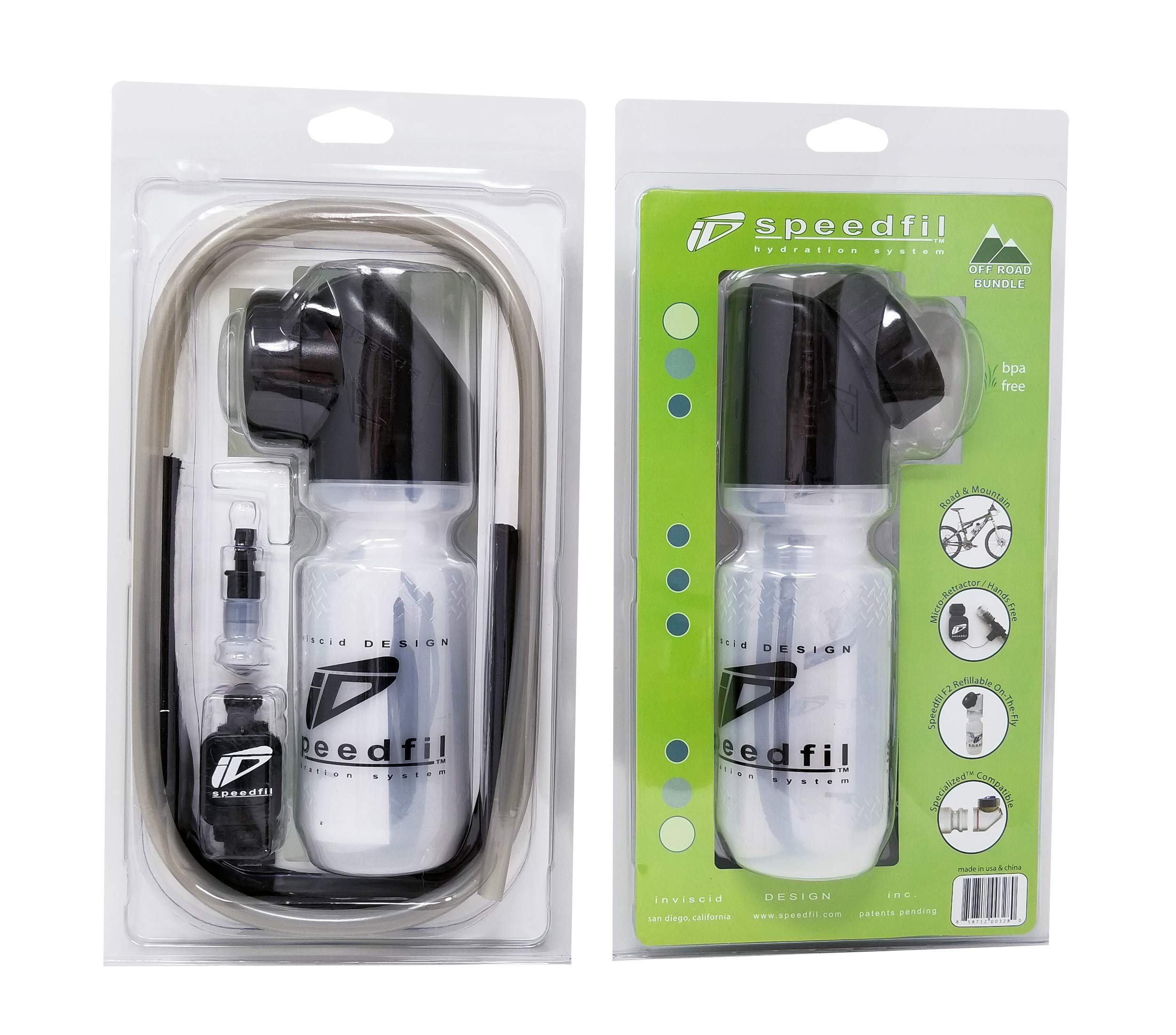 F2 Bicycle Water Bottle - Hands-Free Hydration System with Refill Port for Cycling, Running, Hiking & Outdoor Sports | Leakproof & Easy to Use