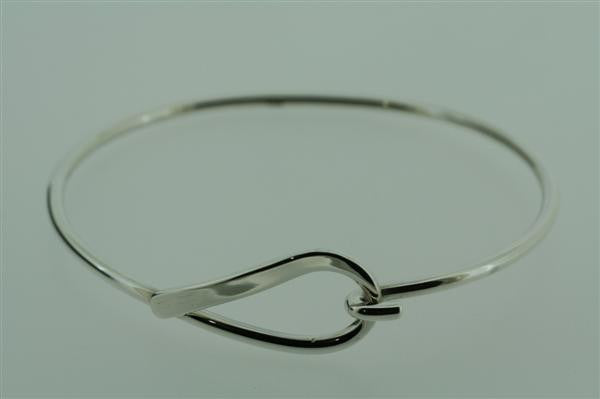 Loop Closer Bangle - Adjustable Silver Bangle Bracelet for Women | Perfect for Stacking, Layering & Everyday Wear