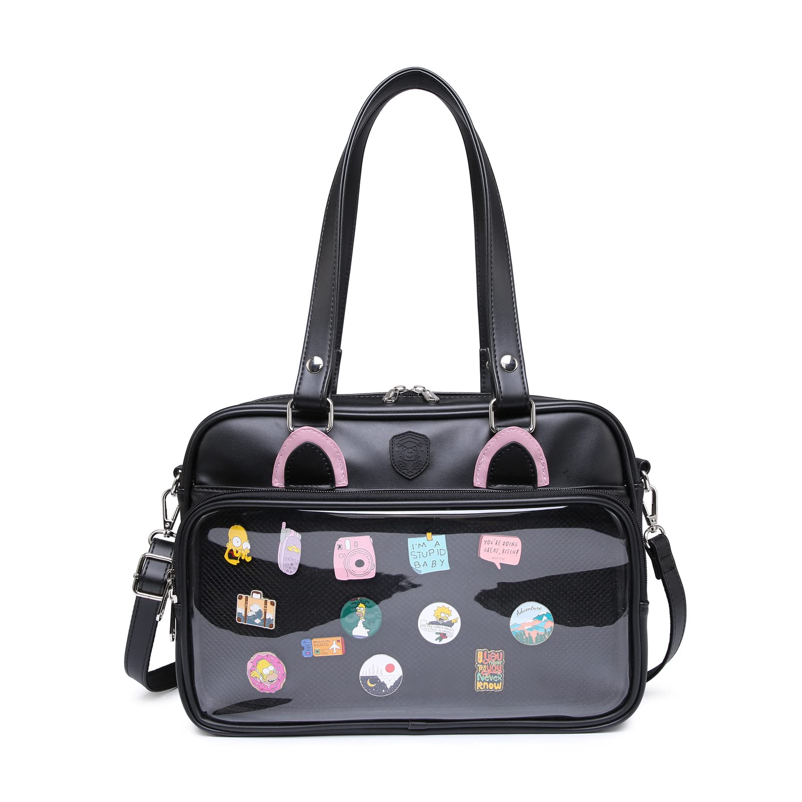 CHERRY SAUCE Anime Ita Bag - Multi-Purpose Backpack, Crossbody & Messenger Shoulder Bag for Anime Merch Display | Perfect for Conventions, Cosplay & Everyday Use