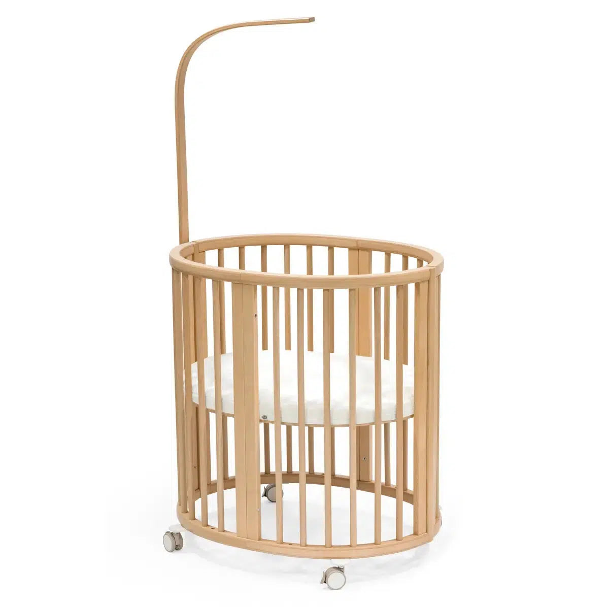 Stokke Sleepi Mini Baby Crib Bundle with Mattress V3 in Natural - Perfect for Nursery, Bedroom & Travel | Safe & Stylish Infant Bed Solution