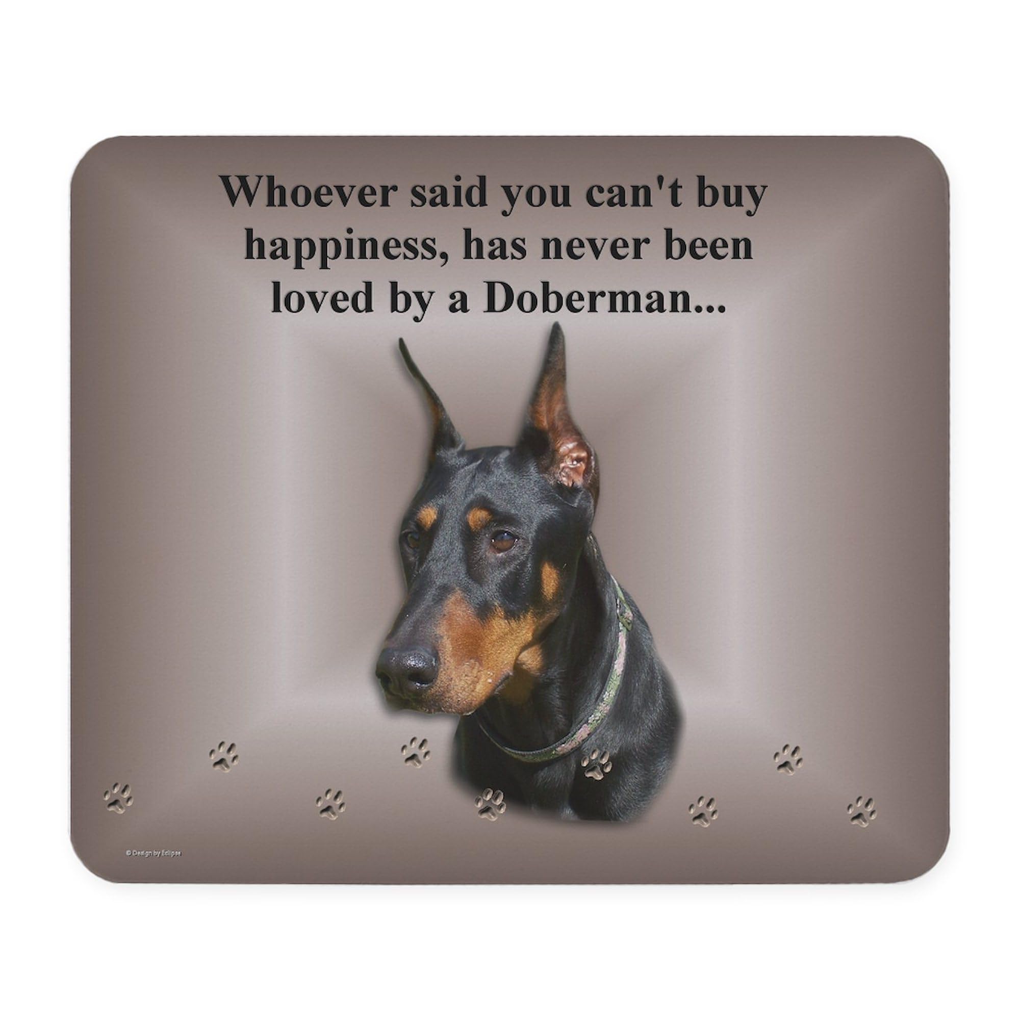 Doberman Mouse Pad - Non-Slip Rubber Gaming Mouse Mat for PC & Laptop - Perfect for Office, Gaming & Home Workspace