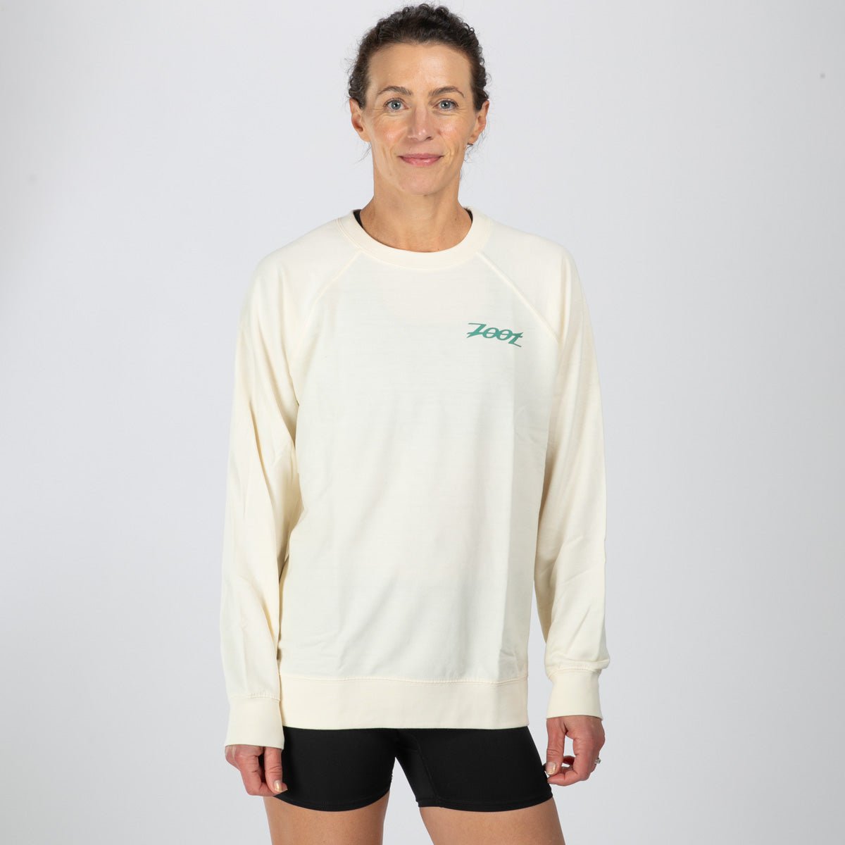 Unisex Sunset Terry Crewneck Sweatshirt - Soft & Comfortable Bone Color | Perfect for Casual Wear, Loungewear & Outdoor Activities
