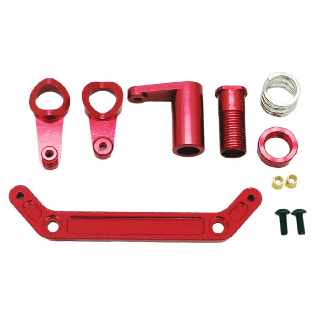 JLB 1:10 RC Car Steering Hub Carrier & Servo Saver Parts Kit - Replacement for Off-Road RC Truck Crawler - Perfect for RC Car Repair & Upgrades