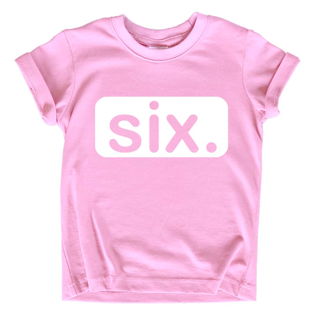 Happy 6th Birthday Outfit for Girls - Cute Toddler 6th Birthday Shirt - Perfect Gift for 6 Year Old Girls - Ideal for Birthday Parties & Celebrations