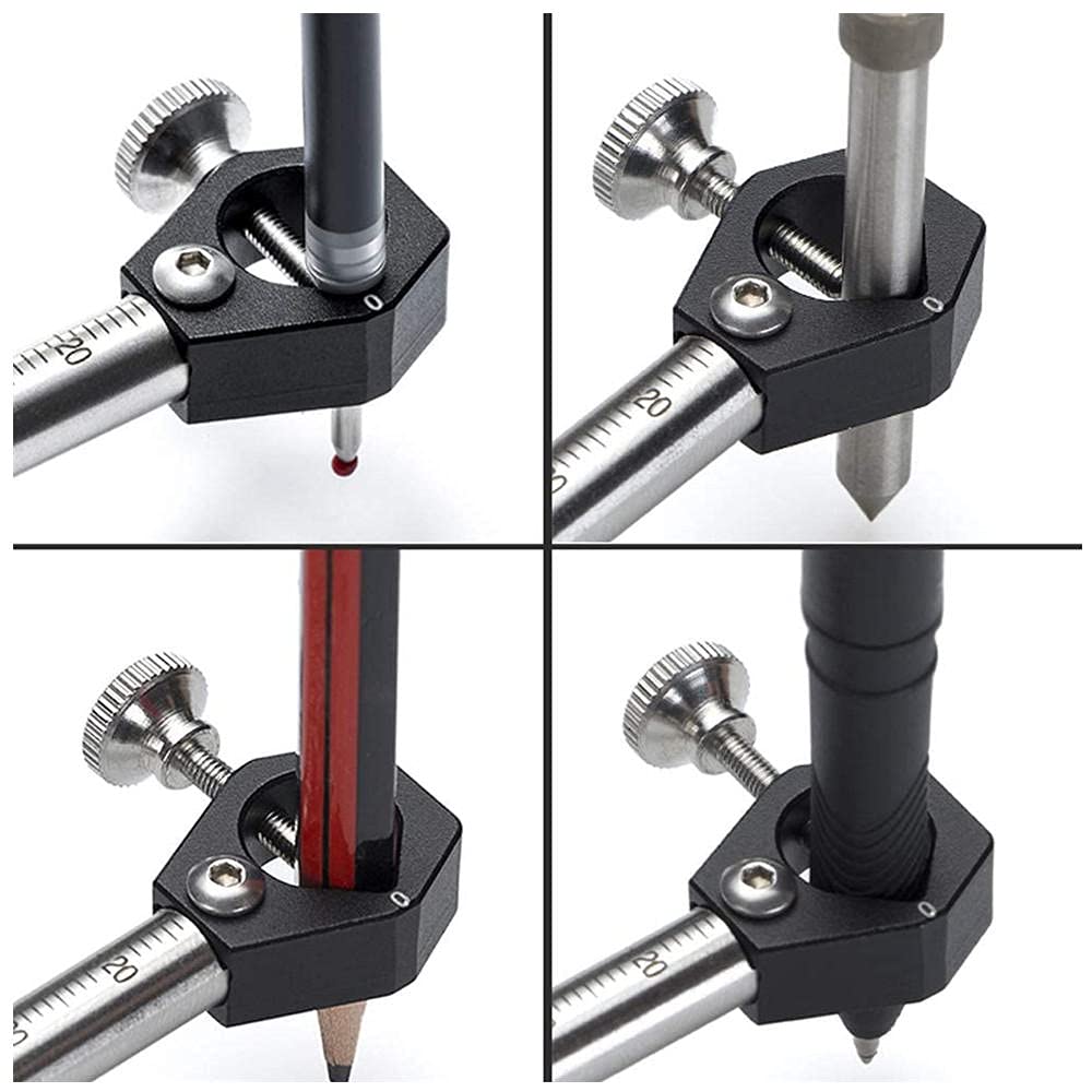 Multi-Function Woodworking Scribe Tool - Linear & Arc Marking for DIY Woodworking Projects | Perfect for Carpentry, Furniture Making & Home Renovation