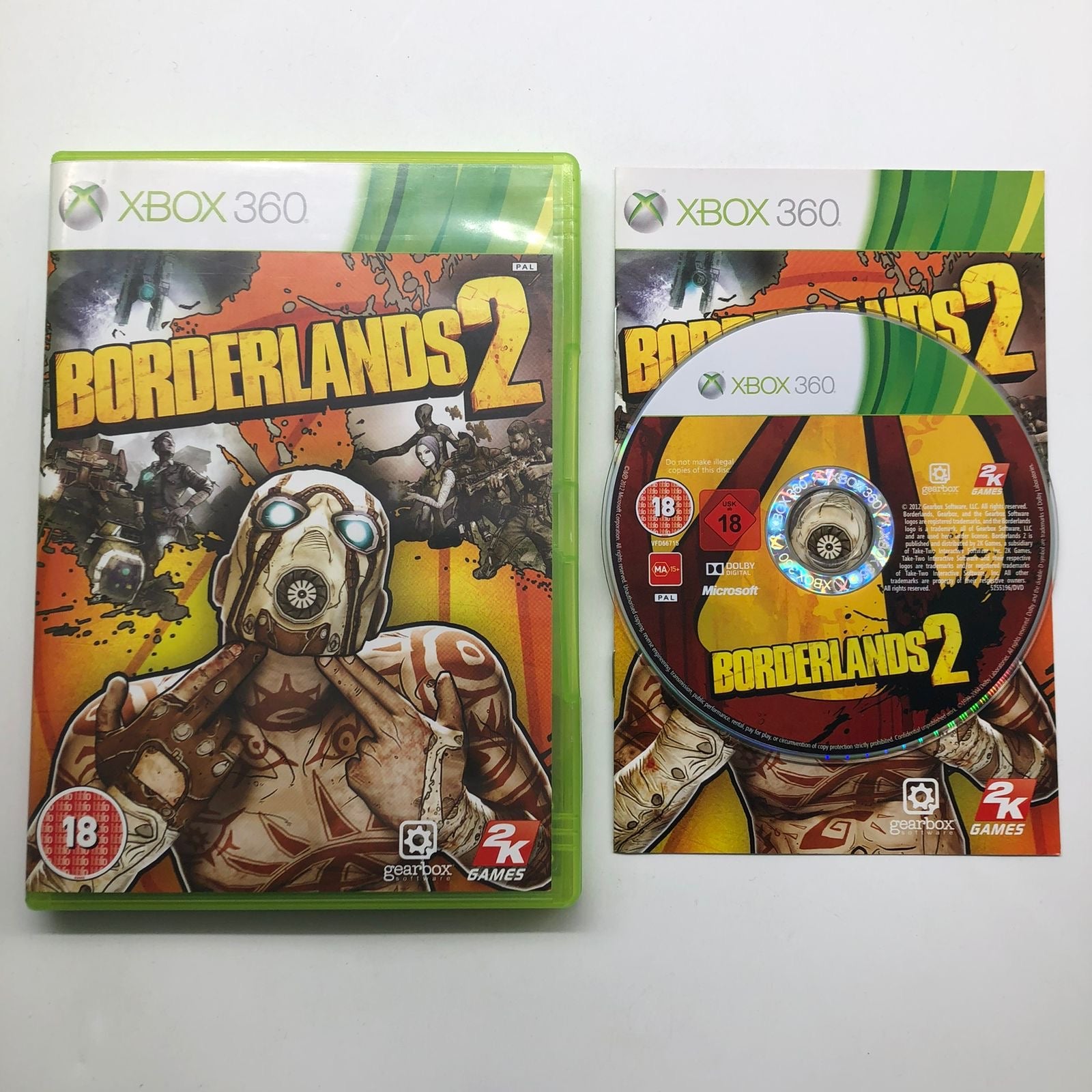 Borderlands 2 Xbox 360 Game with Manual - PAL Version | Action RPG Shooter for Xbox 360 | Perfect for Multiplayer Gaming & Collectors