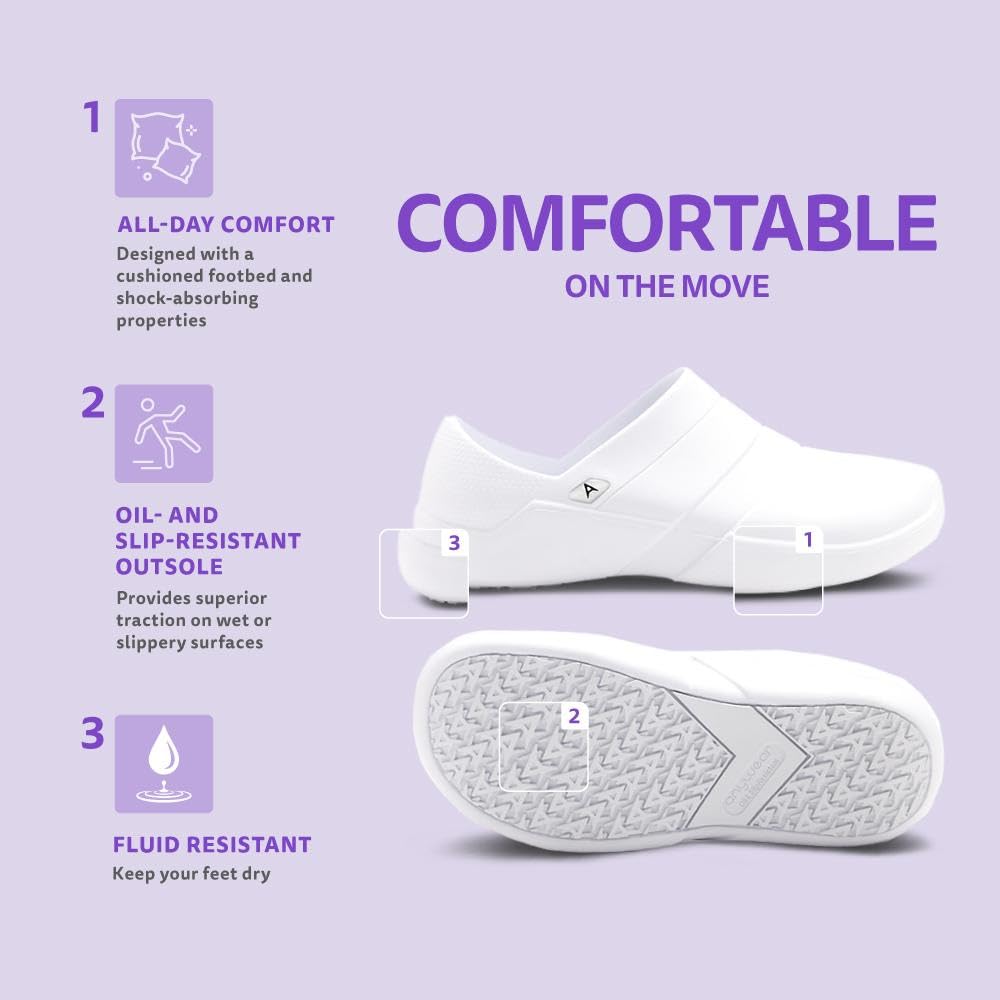 Anywear Journey Unisex Clogs - Lightweight Waterproof Slip-On Shoes with EVA Cushioning for Men & Women | Perfect for Gardening, Healthcare Workers, Restaurant Staff & Indoor/Outdoor Activities