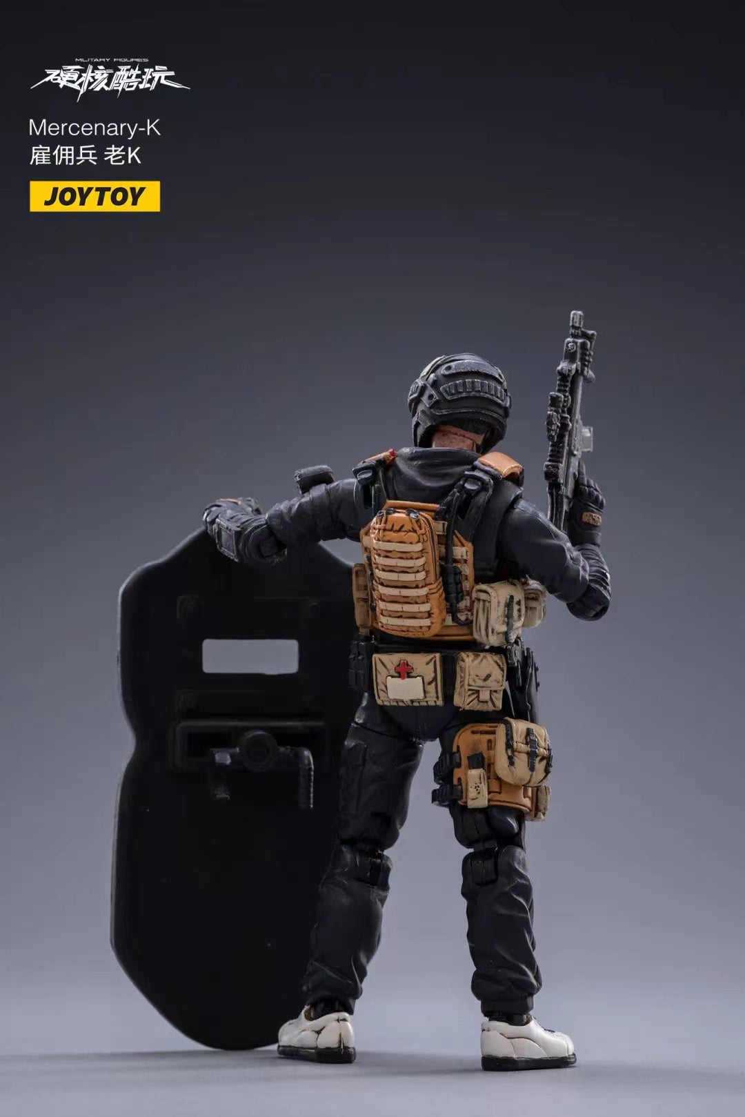 JOYTOY 1/18 Scale Military Action Figures - Hardcore Mercenary Trio (3PCS Set) | Collectible Soldier Figures for Display & Wargaming Scenes