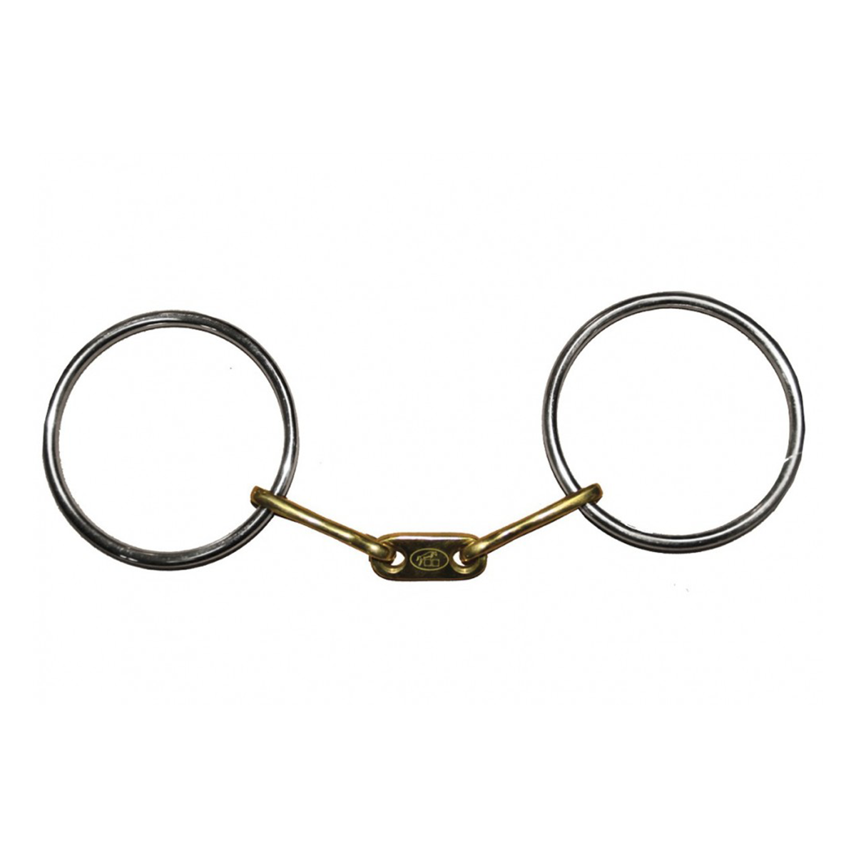Jump'in Flat French Link Loose Ring Bit for Horses - Comfortable & Gentle Training Bit for Dressage, Jumping & Trail Riding