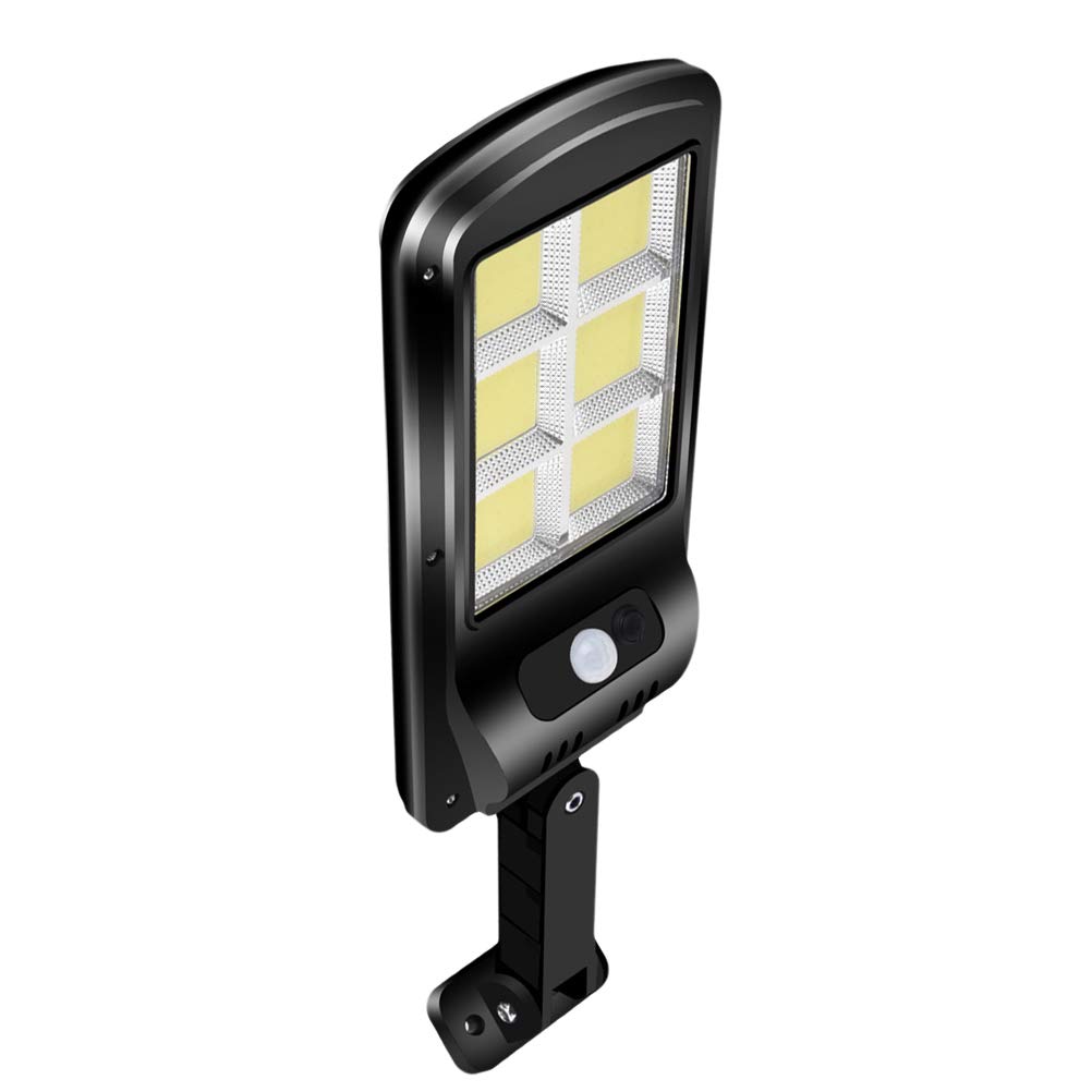 OSALADI Solar Motion Sensor Light - Waterproof Outdoor Security Lighting with Human Body Induction, Black - Ideal for Driveways, Gardens, and Pathways