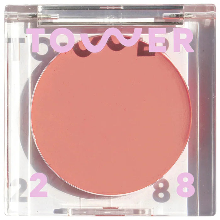 Tower 28 BeachPlease Lip + Cheek Cream Blush - Vegan & Cruelty-Free Tinted Balm for Natural Flush | Perfect for Everyday Wear & On-The-Go Touch Ups