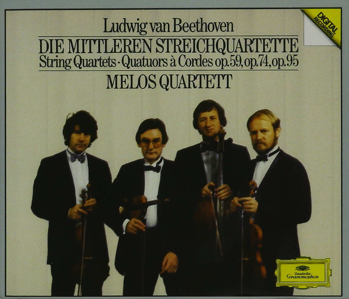 Melos Quartett - Ludwig van Beethoven: The Middle Quartets | Classical Music CD for Home Listening & Relaxation
