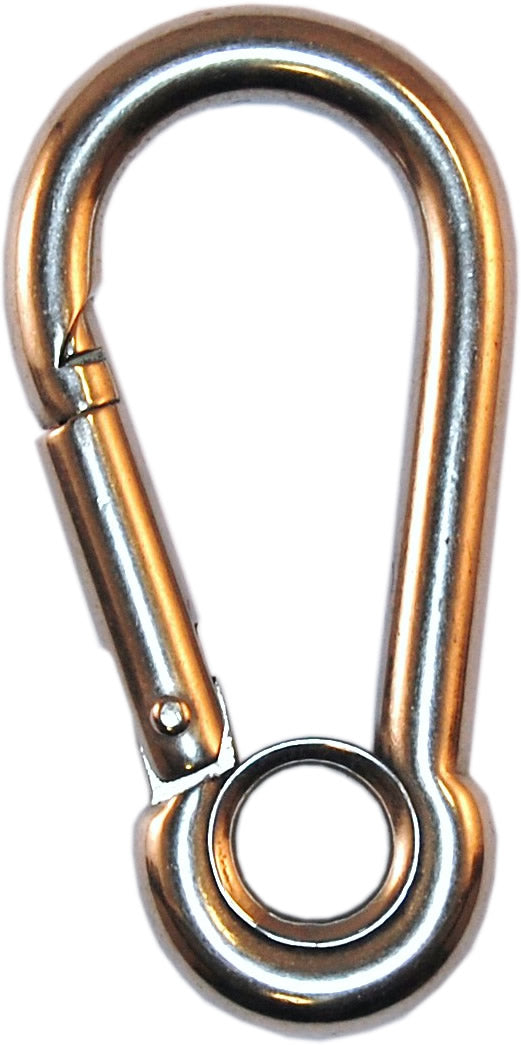 70mm Heavy Duty Stainless Steel Carabiner Clip - Outdoor Gear, Hiking, Camping, Climbing & Keychain Accessories