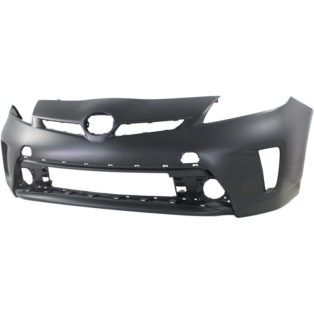 2012-2015 Toyota Prius & Prius Plug-In Front Bumper Cover Replacement - Primed & Ready for Paint | CAPA Certified (TO1000394) | Perfect Fit for 5211947934 | Ideal for Collision Repair & Car Restoration Projects