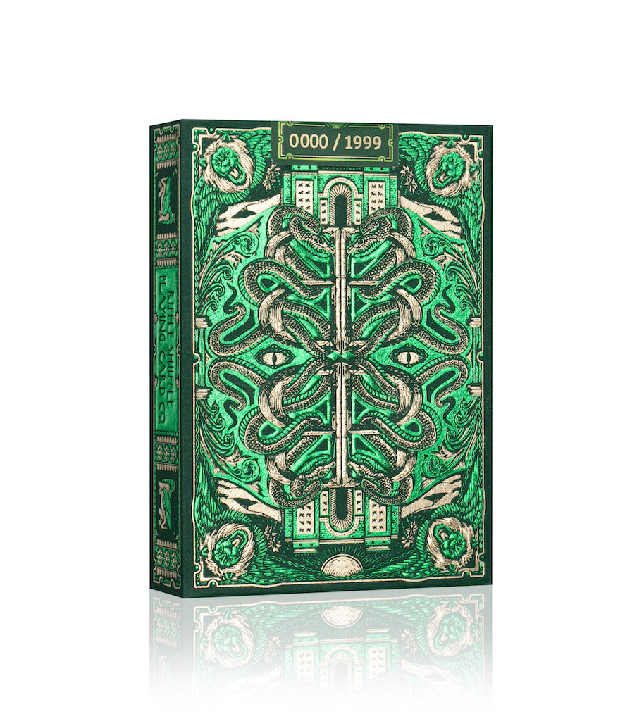 Premium Forest Green Babylon Playing Cards - Elegant Design for Poker, Magic Tricks & Card Games - Perfect for Casino Nights, Gifts & Collectors