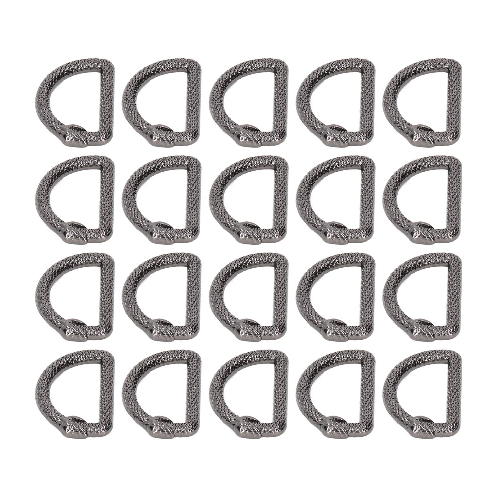 Sturdy Metal D Rings for Bags - Heavy Duty Durable D-Shaped Rings for DIY Handbags, Luggage, Backpacks & Accessories - Perfect for Crafting, Sewing Projects & Bag Repair