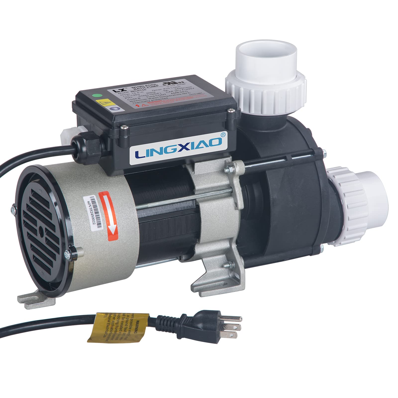 1.5HP Water Pump for Bath & Hot Tub - 110V-120V LX Pump Motor with 1.5