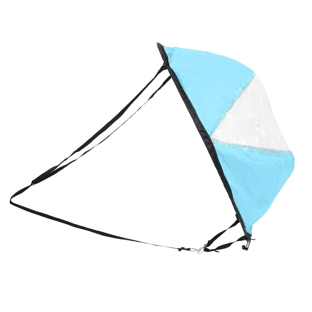 Foldable Kayak Sail with Clear Window - Lightweight Canoe & Paddle Board Accessory for Inflatable Boats | Perfect for Kayaking, Fishing & Outdoor Water Sports Adventures