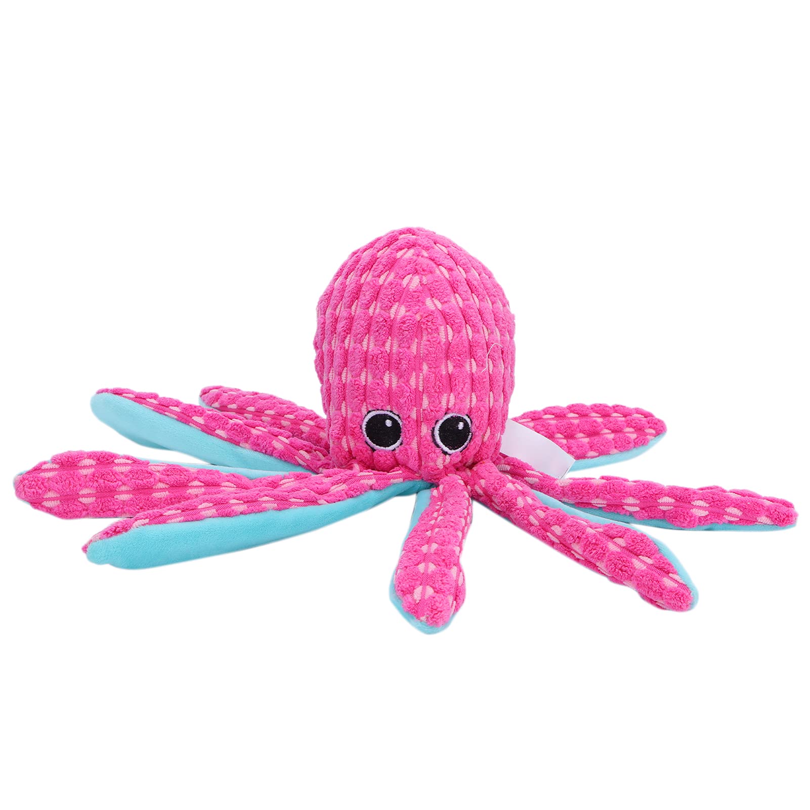 Jovenn Octopus Dog Chew Toy - Interactive Squeaky Pet Toy for Medium & Large Dogs - Safe Durable Chewing for Playtime & Training (Large)