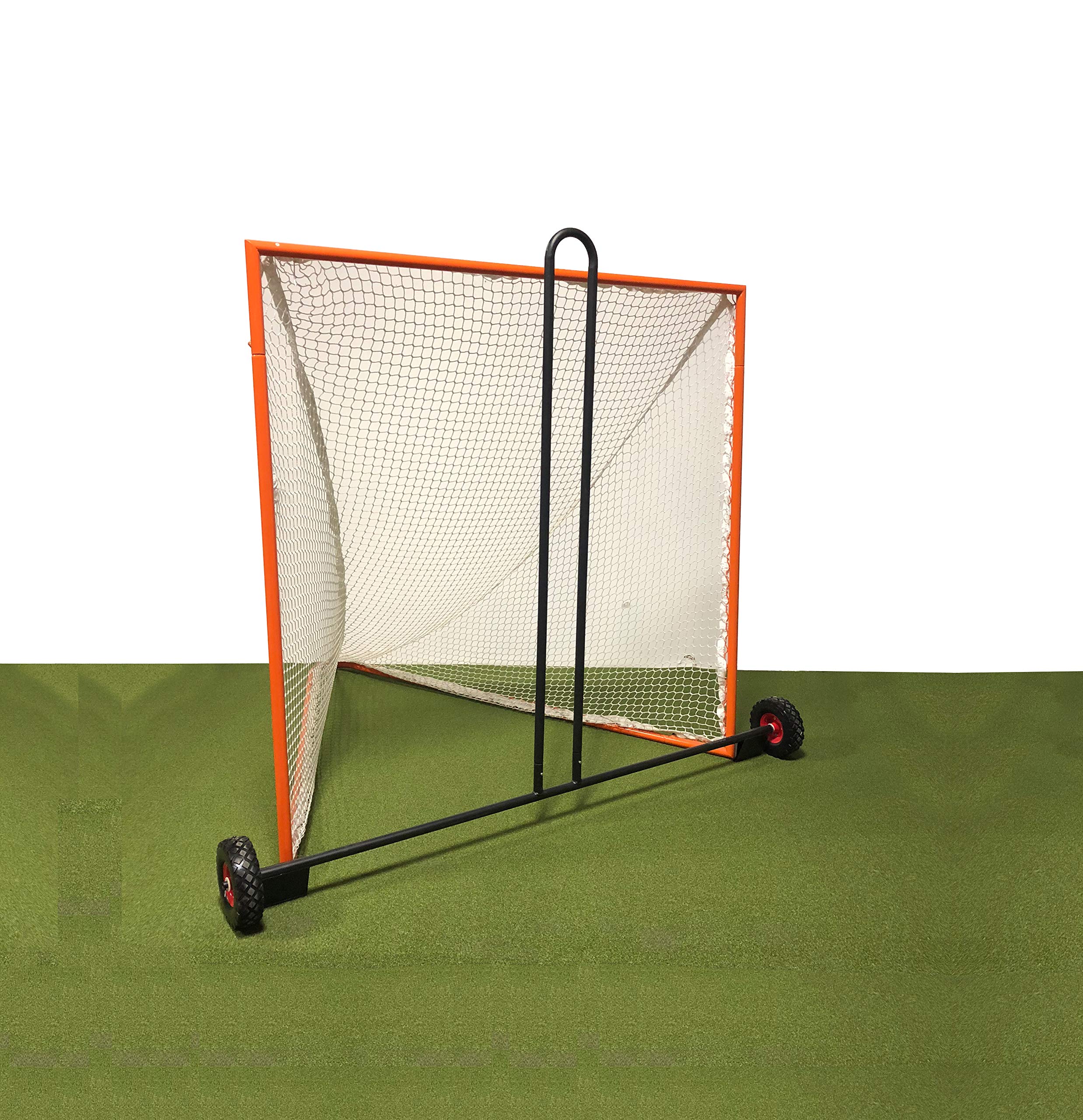 Trigon Sports Procage Lacrosse Goal Dolly - Heavy Duty Lacrosse Net Mover Cart with 2 Wheels & Powder Coated Alloy Steel Frame - Perfect for Field Practice, Training, and Game Day Equipment Transport (Black)