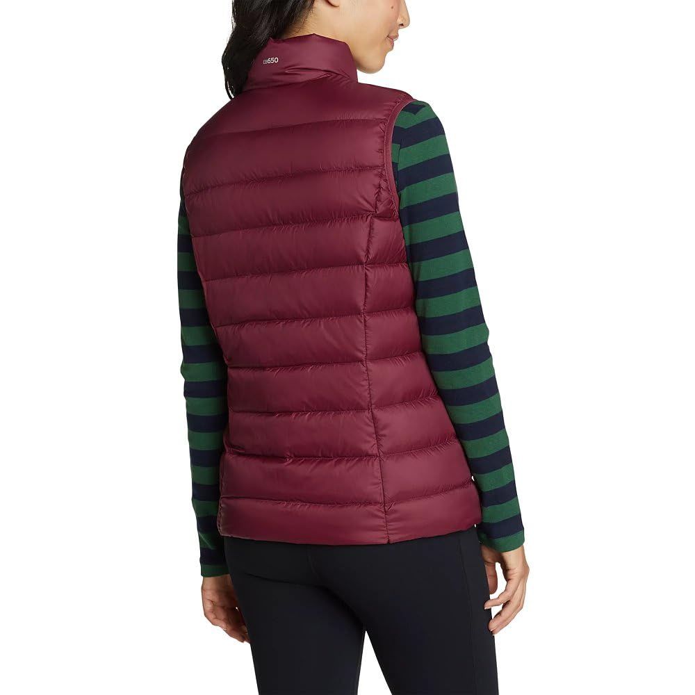 Eddie Bauer Women's CirrusLite Down Vest - Lightweight Packable Puffer Vest for Outdoor Hiking, Camping & Travel | Warm Winter Insulation Layer