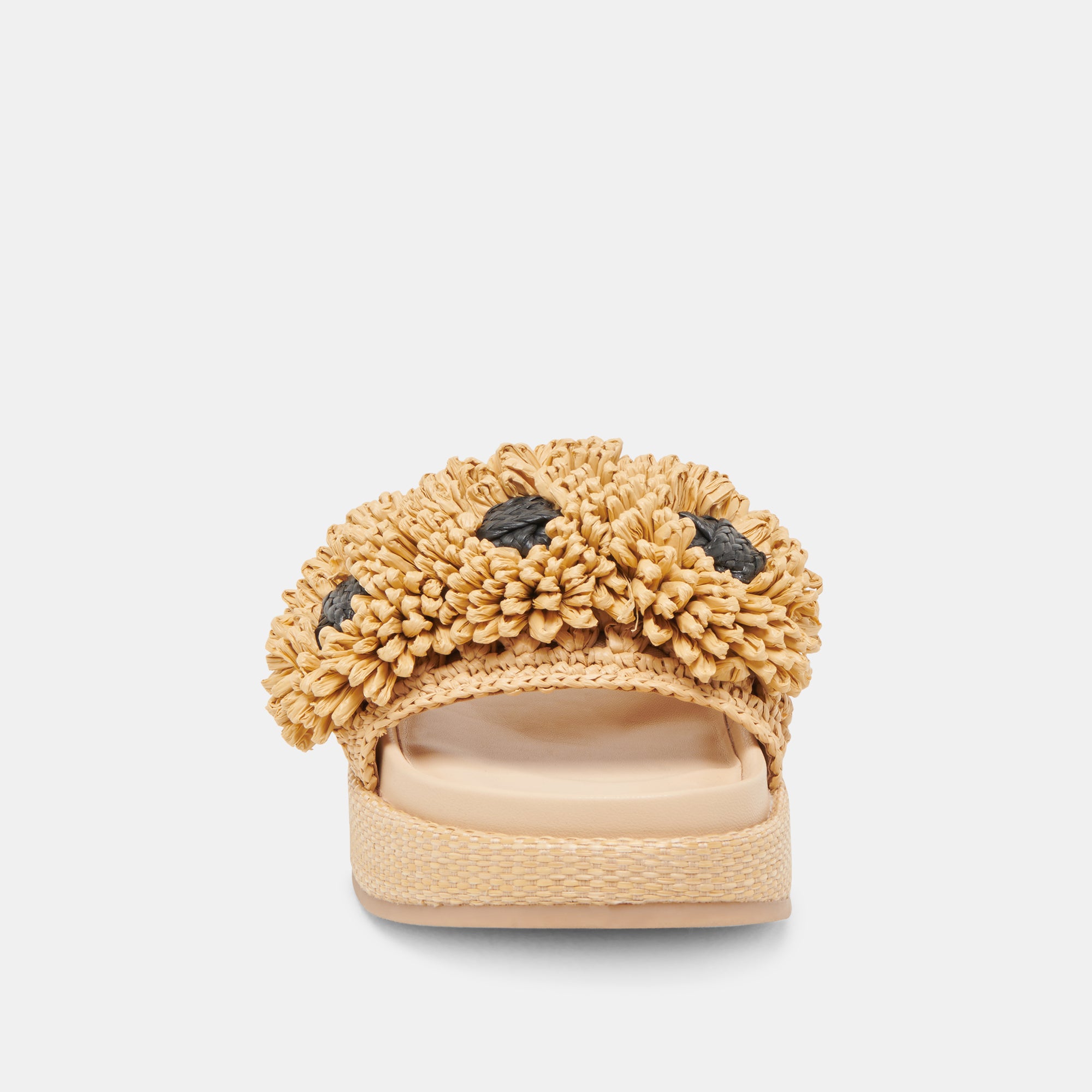 SIDONA Women's Flower Sandals - Lightweight Natural Raffia Summer Beach Sandals for Women | Comfortable Casual Walking Shoes for Vacation, Pool, and Outdoor Activities