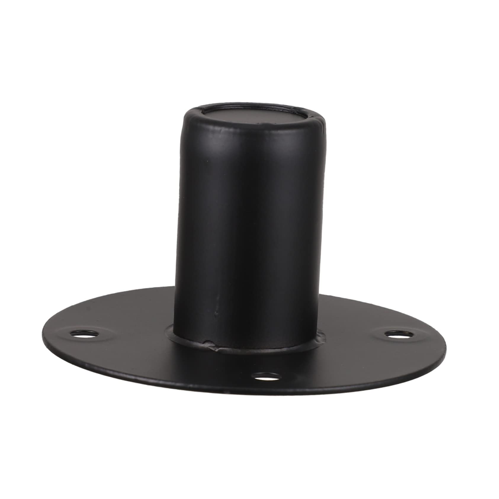 108mm x 60mm Heavy Duty Metal Speaker Stand Base Plate - Studio & Stage Speaker Mount for DJ Equipment, PA Systems, Live Performances & Home Theater Setups