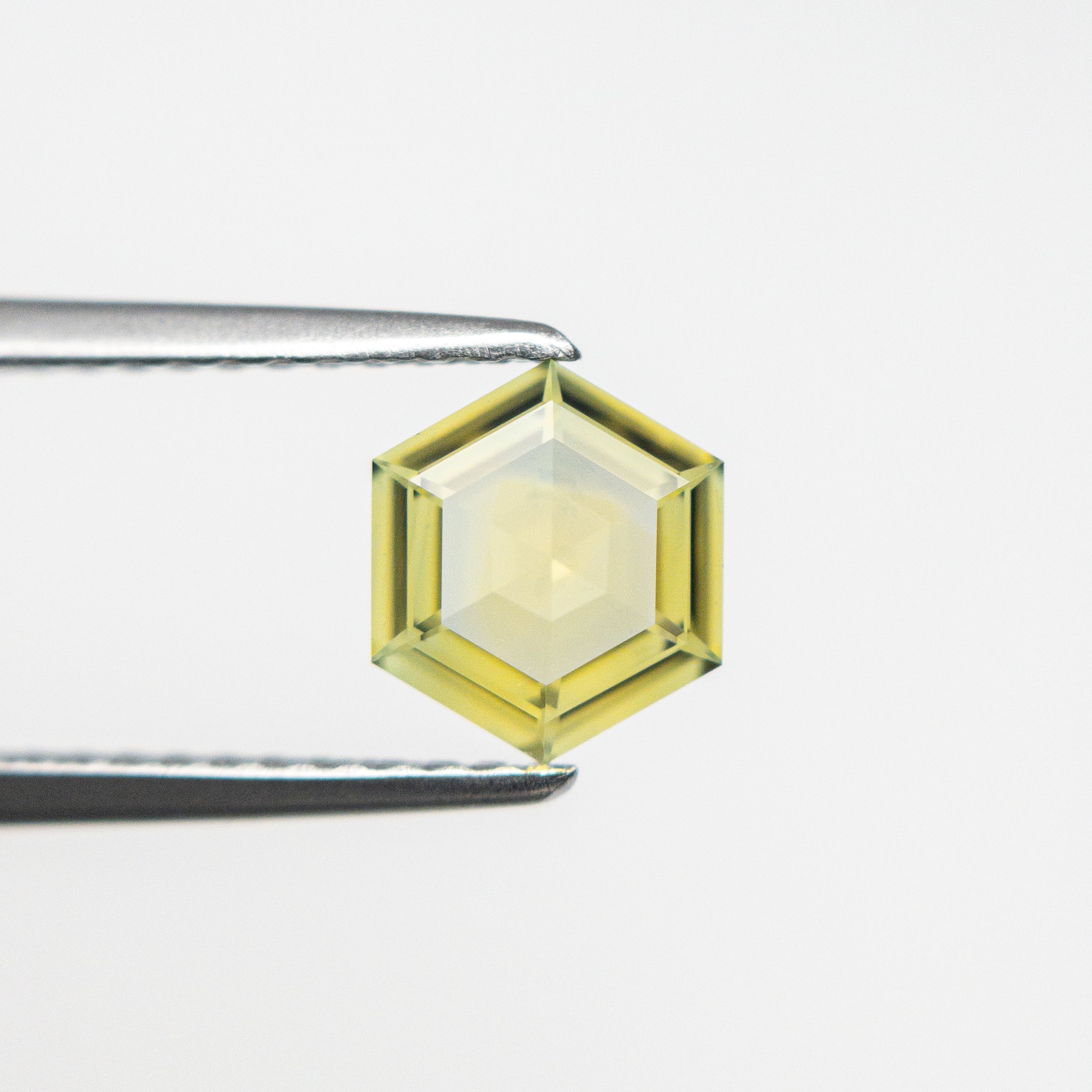 0.75ct Natural Hexagon Step Cut Blue Sapphire Gemstone (6.72x5.84x2.44mm) - Perfect for Engagement Rings & Fine Jewelry Making