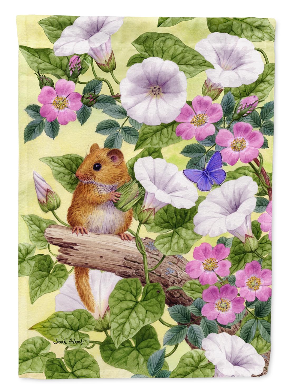 Caroline's Treasures ASA2137GF Dormouse Garden Flag - Colorful Outdoor Decorative Yard Banner for Mailbox, Patio, Flower Beds & Garden Decor | Perfect for Seasonal Home Decor, Front Yard Landscaping & Outdoor Party Decorations