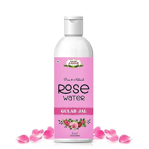Pure Natural Rose Water for Face & Skin Care - Alcohol-Free, Fragrance-Free Hydrating Toner for All Skin Types (500ml) - Perfect for Daily Skincare Routine, Makeup Removal & Soothing Irritated Skin