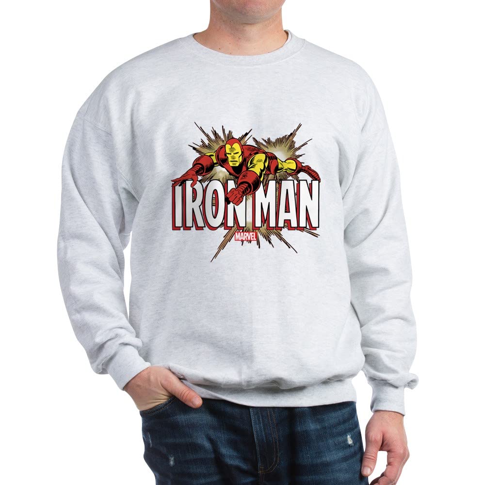 Iron Man Flying Graphic Hoodie - Marvel Superhero Sweatshirt for Men & Women - Perfect for Cosplay, Gifts & Casual Wear
