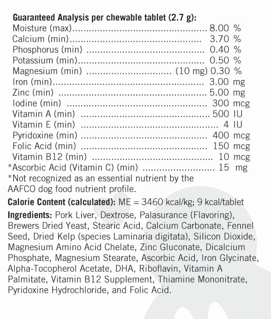 Thomas Pet Prenatal Vitamins for Dogs - 120 Tablets | Essential Dog Prenatal Supplements for Healthy Pregnancy | Supports Mother & Puppy Development | Ideal for Breeding Dogs & Pregnant Canines