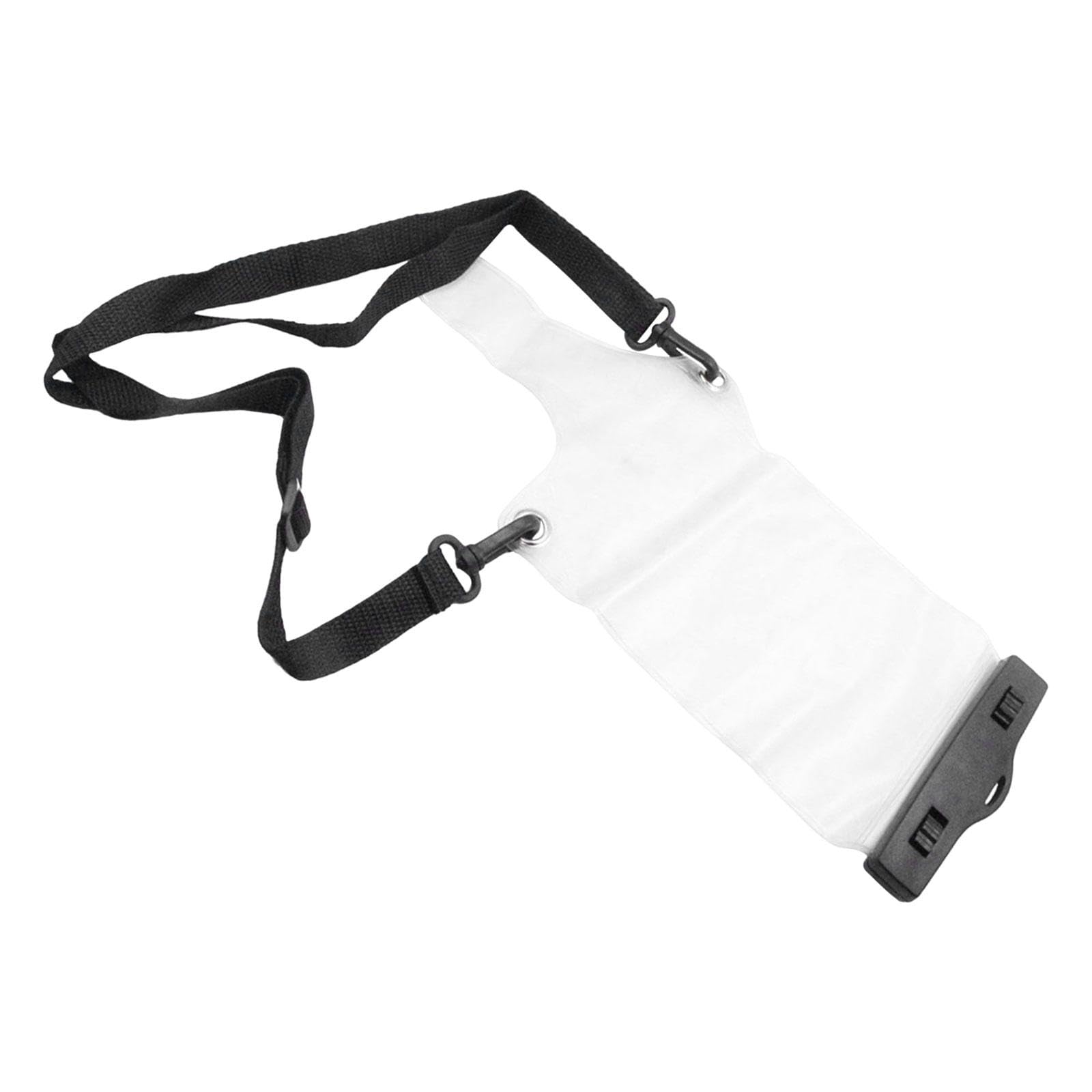 Vaveren Waterproof Two Way Radio Protective Case - Dustproof PVC Transparent Cover with Adjustable Strap - Ideal for Outdoor, Hiking, Construction & Emergency Communication