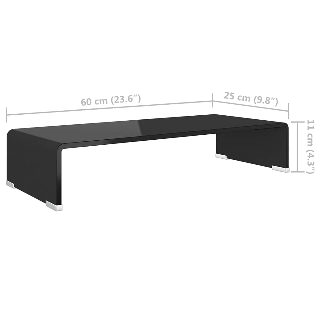 Modern Glass TV Stand 23.6