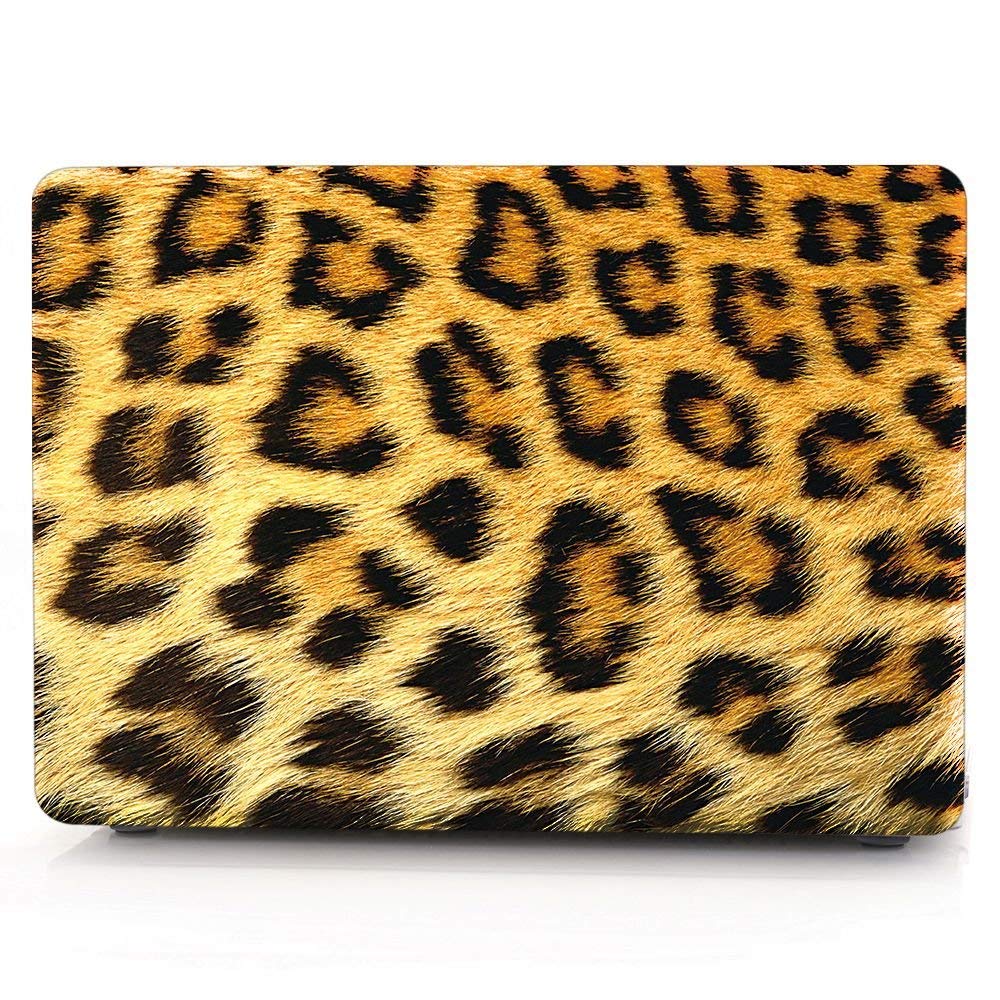 Premium Hard Shell Case for MacBook Pro 13 Inch (2016-2019 Models A1706/A1708/A1989/A2159) - Shockproof Protective Cover Compatible with Touch Bar & Touch ID - Stylish Leopard Design - Perfect for Work, Travel & Home Use