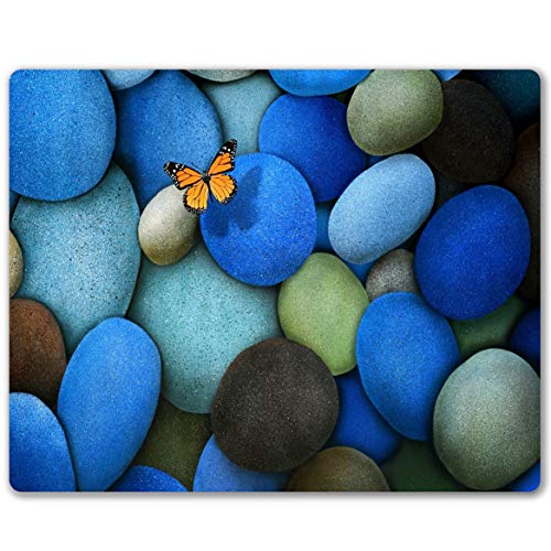 Pebbles and butterfly