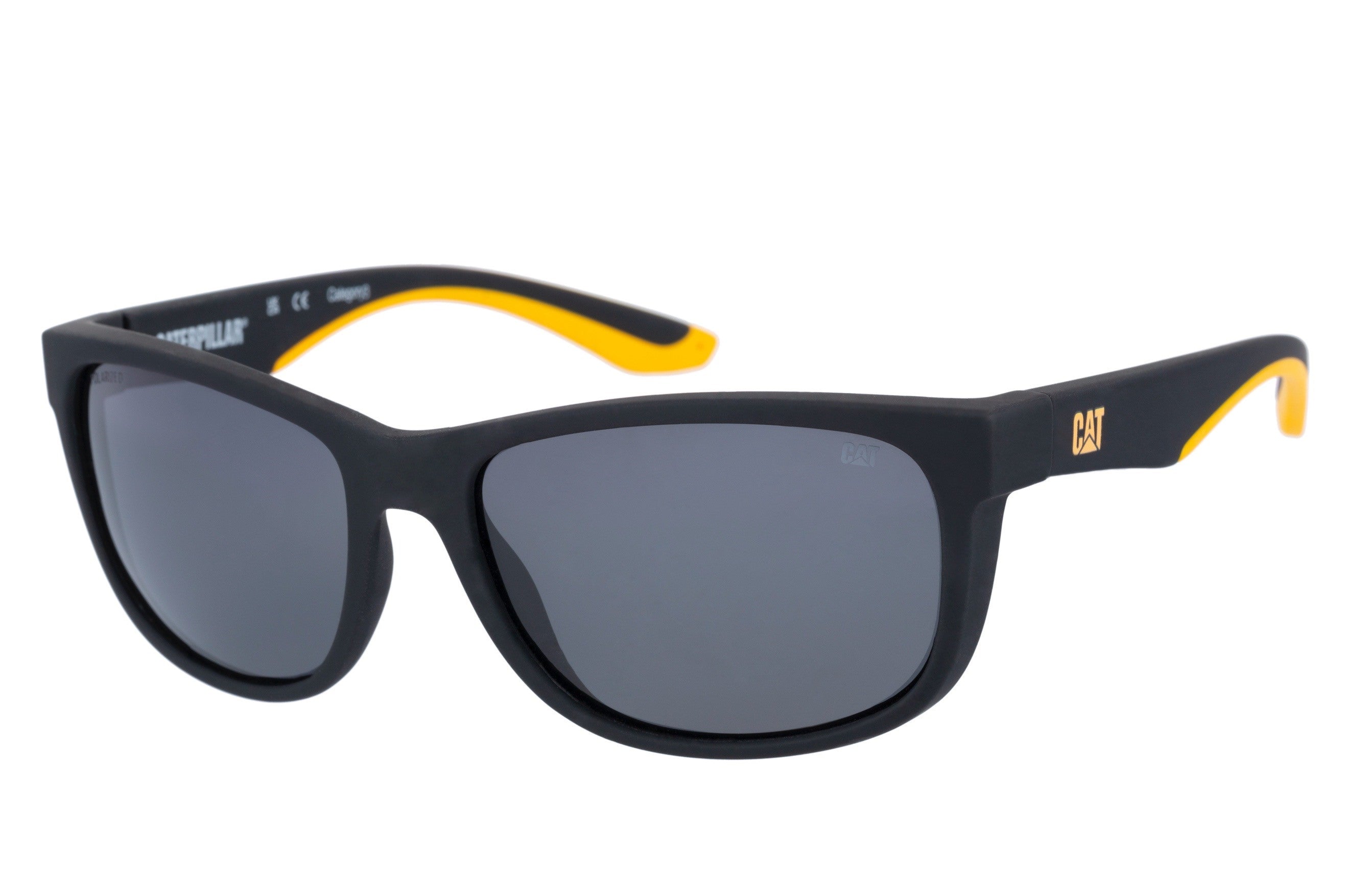 Classic Matte Black Sunglasses with Smoke Lens - UV Protection, Polarized, Lightweight & Stylish for Outdoor Activities, Driving, and Beach Vacations