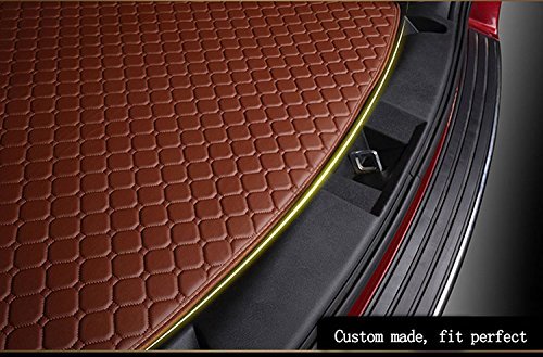 Premium 3D All-Weather Trunk Liner for 2016-2021 BMW 7 Series - Waterproof Cargo Mat with Full Coverage Protection, Pet-Friendly & Non-Slip (Brown) - Perfect for Road Trips, Grocery Hauling & Pet Transport