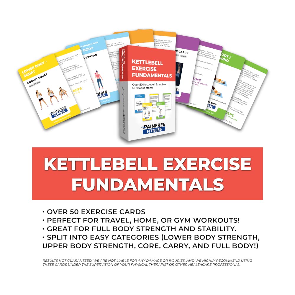 Exercise Flash Cards - 50 Workout Cards for Home & Gym - Fitness Training Cards for Women & Men - Perfect for HIIT, Yoga & Strength Training