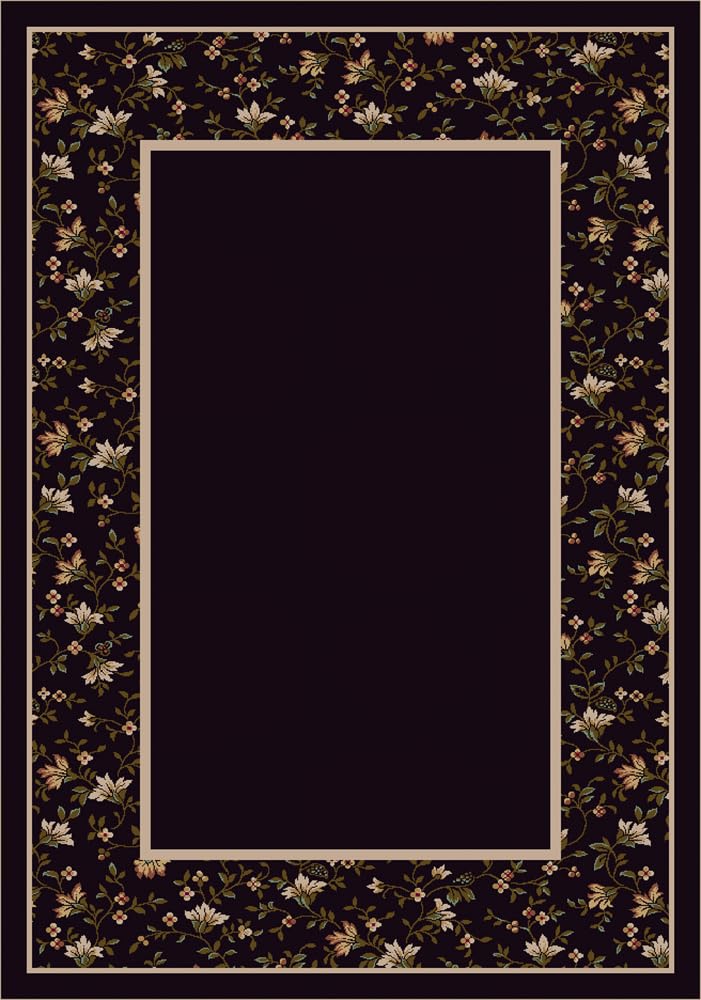 Design Center Garden Glory Onyx Rug - Runner 2'4
