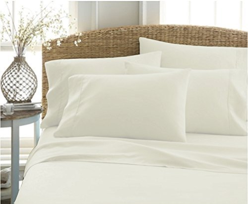 Luxury 500 Thread Count Egyptian Cotton Twin XL Sheet Set - 4-Piece Soft & Breathable Bedding for 39x80 Mattress (Fits 7-9