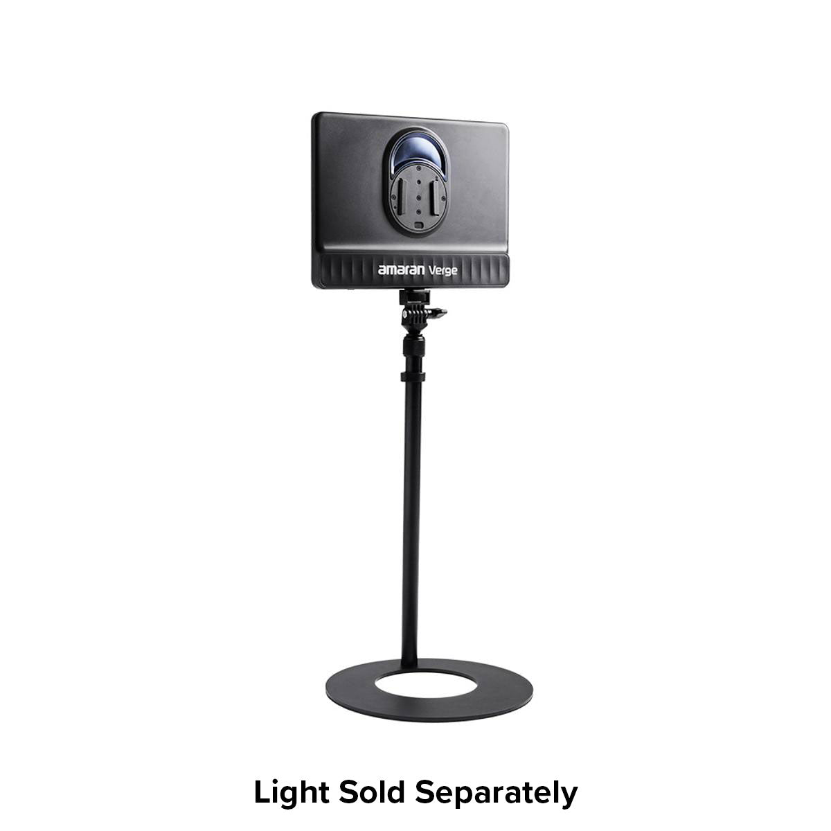 Amaran Base Light Stand (Black) - Professional Photography & Video Lighting Stand for Studio, YouTube, TikTok - Durable & Adjustable for Perfect Lighting Setup
