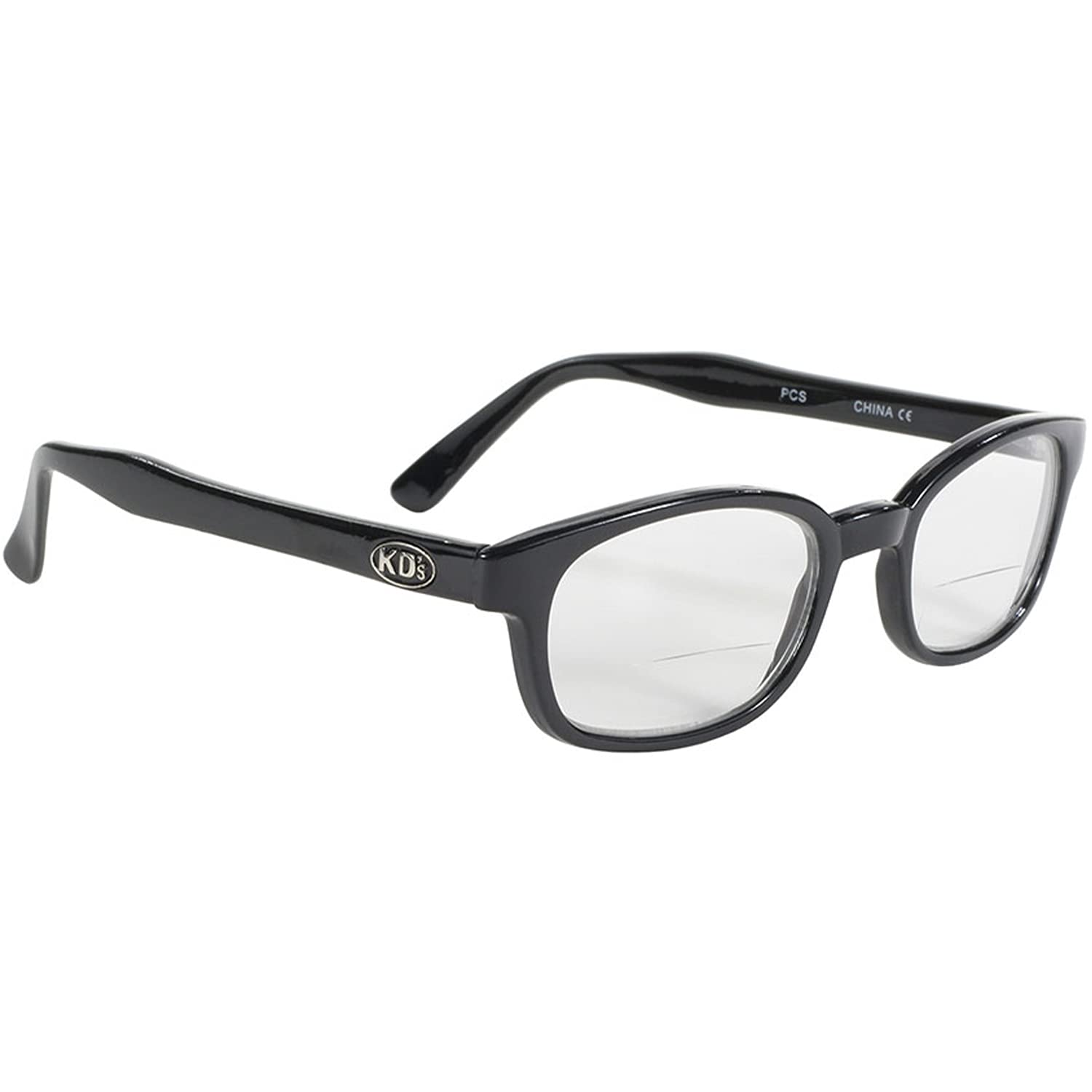 Pacific Coast Sunglasses X-Kd Readerz Clear Lens 1.50 Rectangular Reading Glasses - Black Frame (55mm Lens Width, 60mm Temple Length) - Perfect for Reading, Computer Use & Outdoor Activities