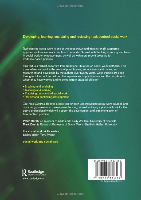 The Task-Centered Book: Essential Guide for Social Work Practice | Social Work Skills Series | Improve Client Outcomes & Case Management