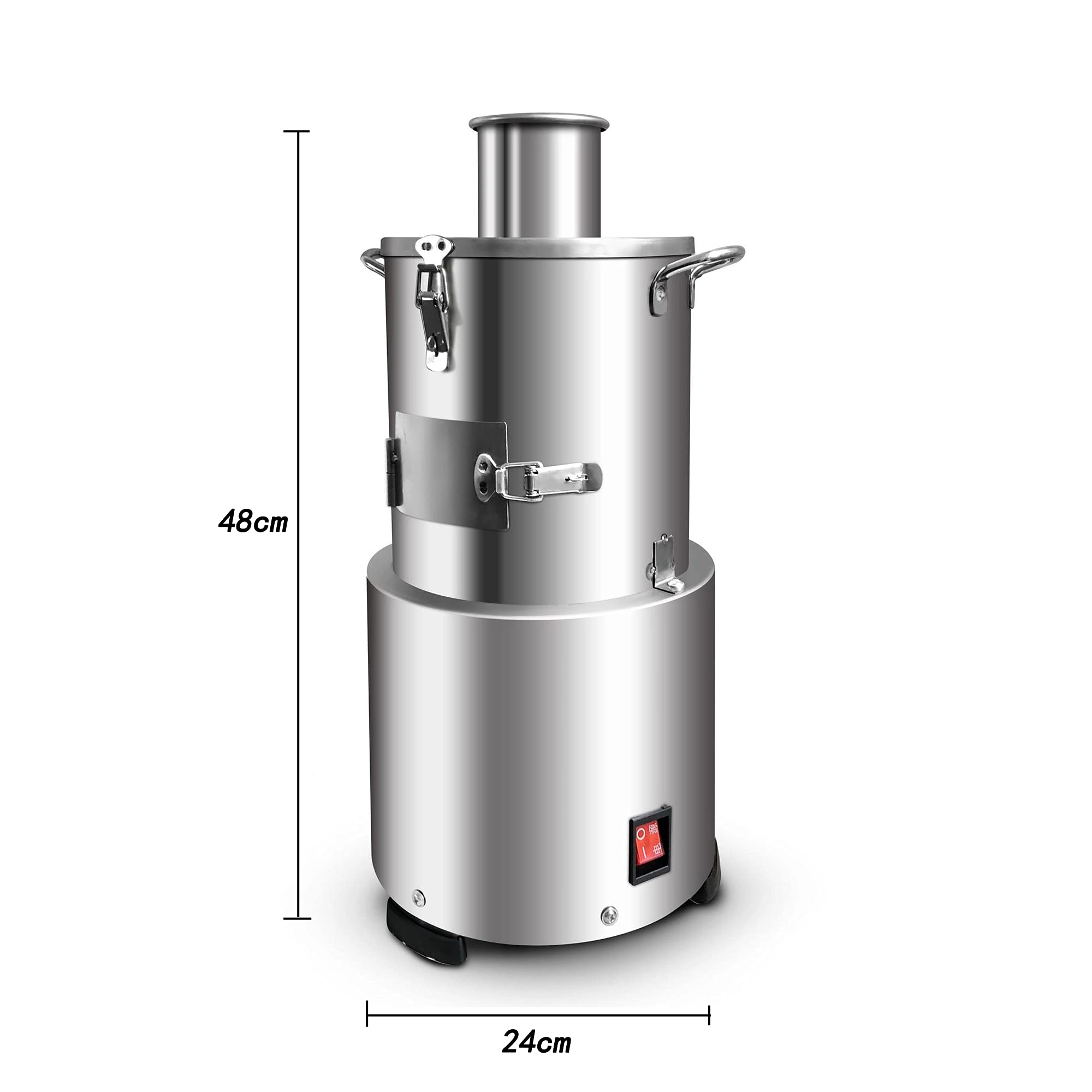 200W Commercial Electric Garlic Peeler Machine - 30KG/H High Capacity, Stainless Steel Garlic Separator for Restaurants & Kitchens - Perfect for Bulk Peeling, Food Prep & Commercial Cooking
