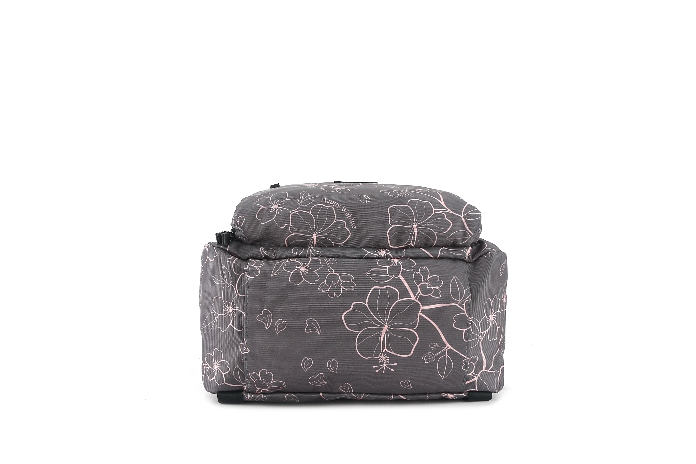 Melanie Sakura Grey Backpack - Stylish & Durable School, Travel & Work Bag for Women & Girls