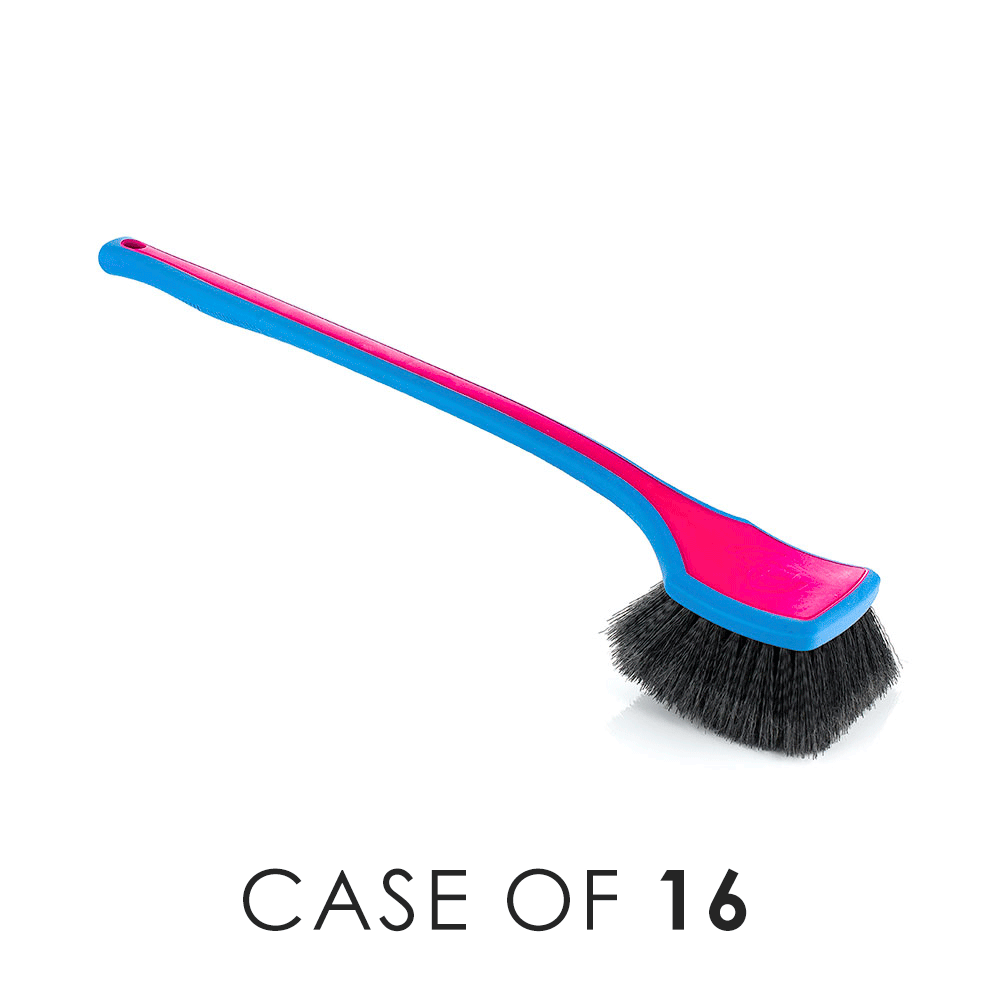 ProGrip Fender Well Brush with Case - Heavy Duty Wheel Well Cleaning Tool for Cars, Trucks & RVs - Perfect for Auto Detailing & Mobile Car Wash Businesses