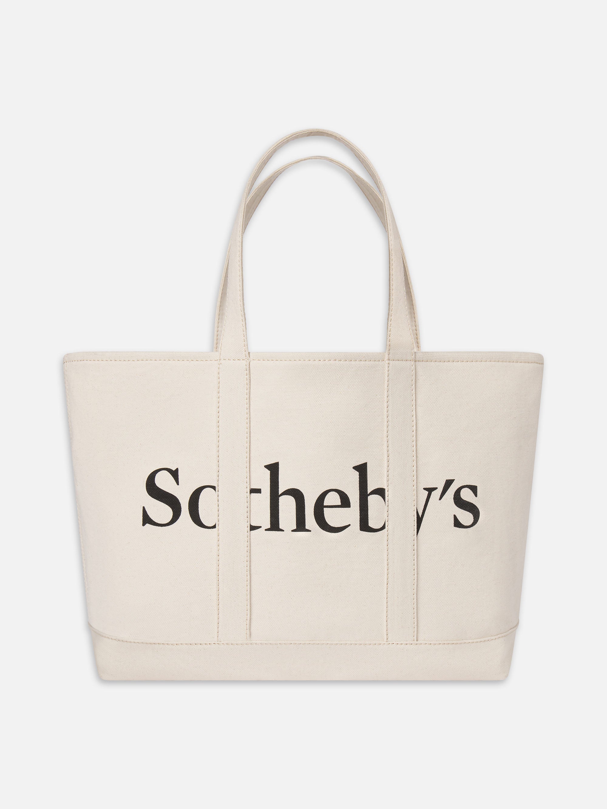 Sotheby's Premium Canvas Tote Bag - Cream Color Eco-Friendly Reusable Shopping Bag for Groceries, Beach & Daily Use
