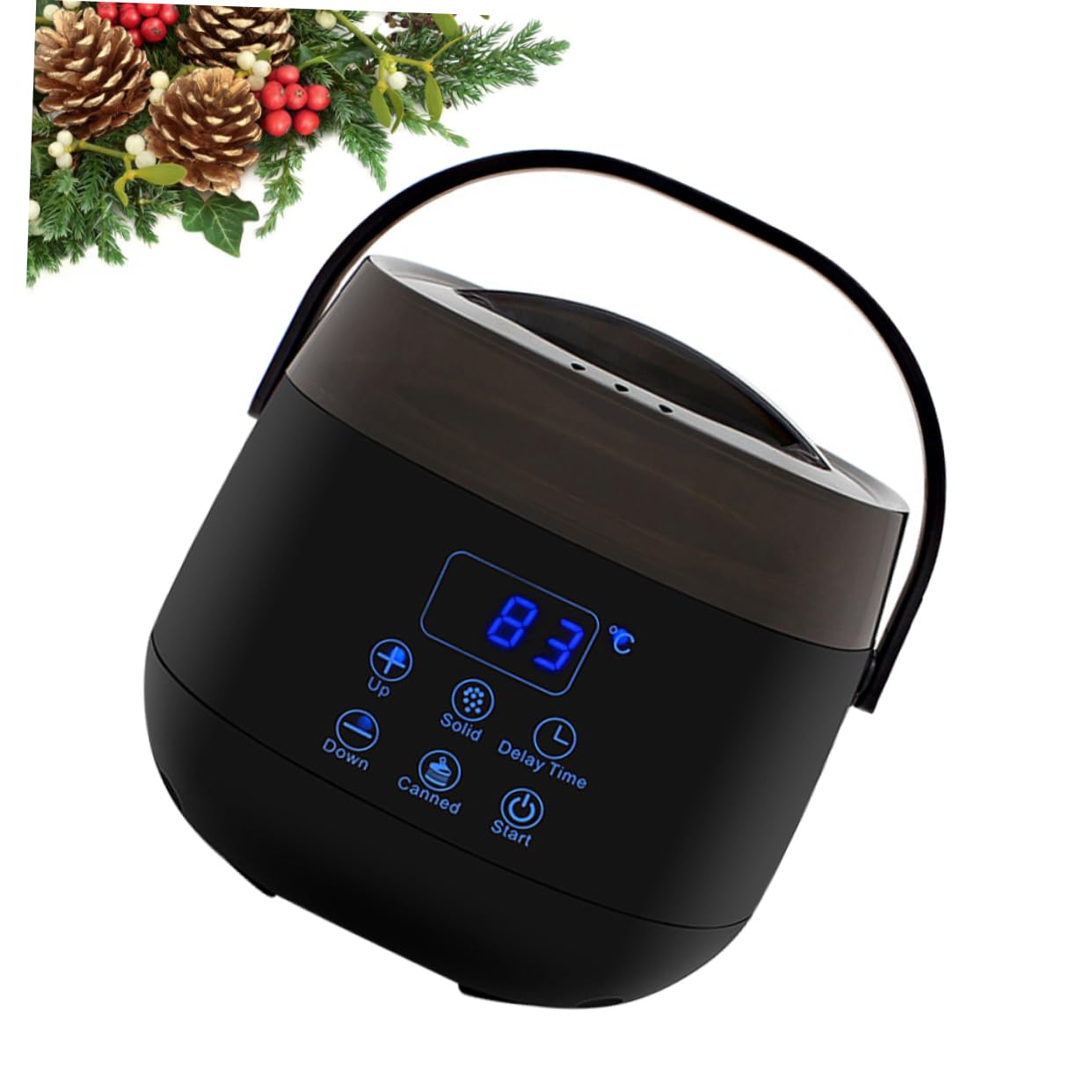 Professional Black Wax Warmer Machine for Hair Removal - Fast & Efficient Wax Heater for Salon & Home Use - Perfect for Bikini, Legs, Face & Body Waxing